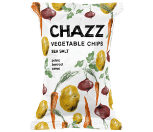 Vegetable chips sea salt flavor CHAZZ 75 g