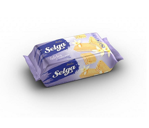 Vanilla flavored wafers SELGA, 90 g