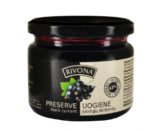 RIVONA Black Currant Preserve 350g