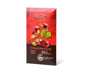 RUTA Chocolate 55% with pumpkin seeds and cherries 90g