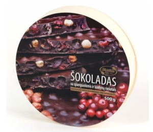 RUTA Chocolate with cranberries and hazelnuts 500g