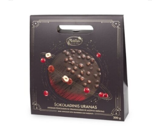 RUTA Dark  chocolate with cranberries and hazelnuts  URANUS 300g