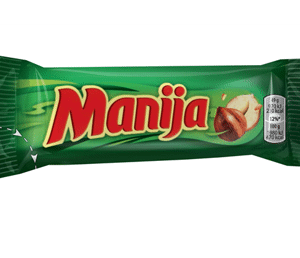 MANIJA chocolate bar with hazelnuts, 49 g