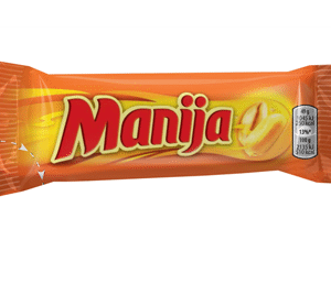 Chocolate bar MANIJA with peanuts, 49 g